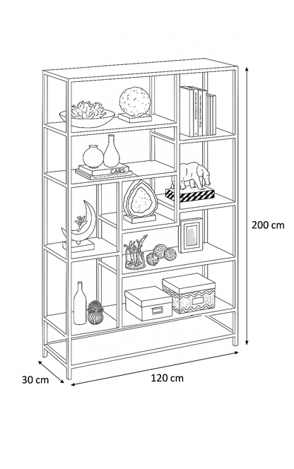 Display Unit Steel MDF