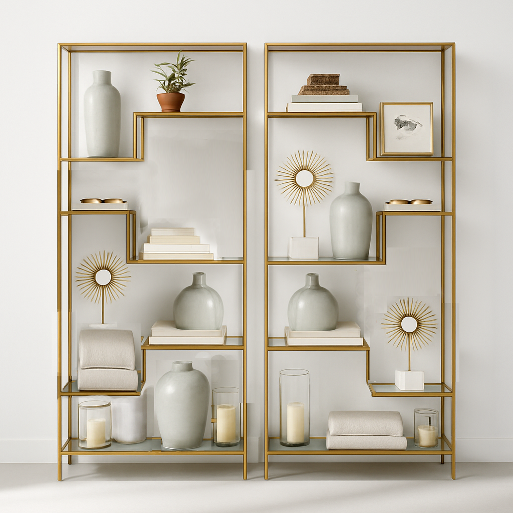 Display Unit Steel Glass