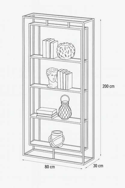Display Unit Steel Glass