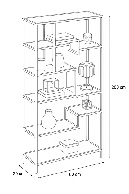 Display Unit Steel Glass