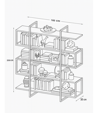Display Unit Steel Glass
