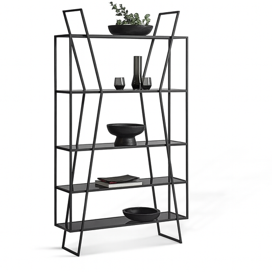 وحدة عرض - فولاذ - زجاج - أسود.SG.DU.200.0032