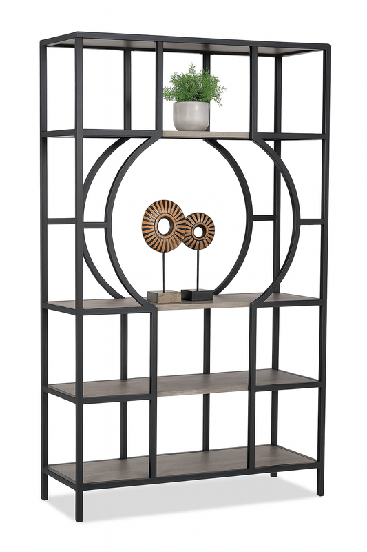 وحدة عرض - فولاذ - MDF - أسود.SG.DU.200.0034