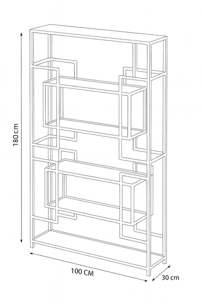Display Unit Steel Glass
