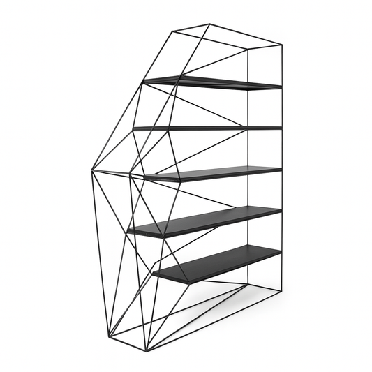 وحدة عرض - فولاذ - MDF - أسود.SG.DU.200.0041