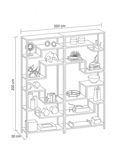 Display Unit Steel Glass