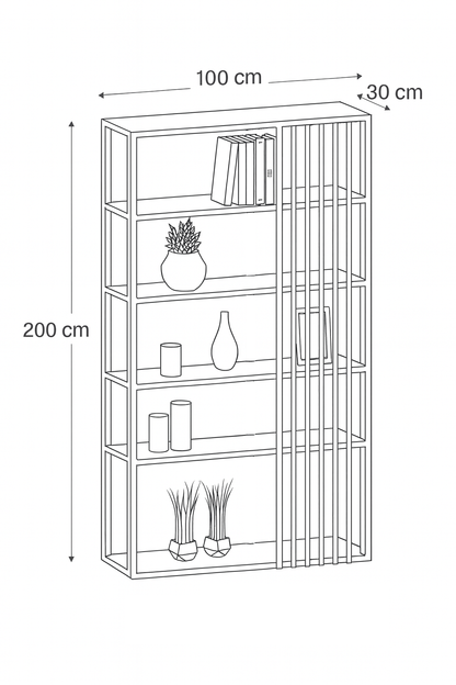 Display Unit Steel MDF