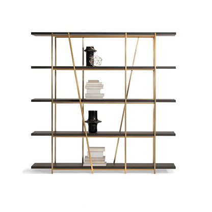 Display Unit - Steel - MDF - Gold - 180×30×160 cm - Cataloug