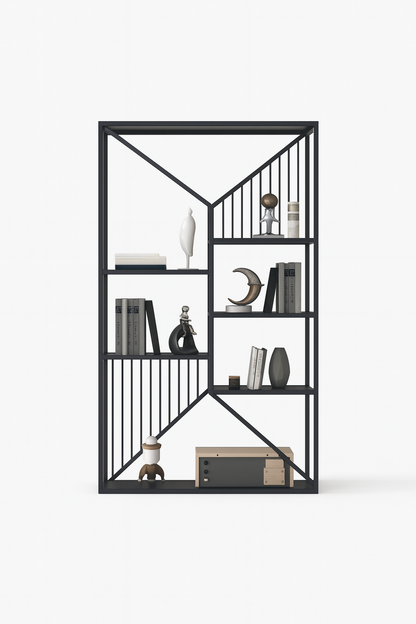 وحدة عرض - فولاذ - MDF - أسود.SG.DU.200.0065