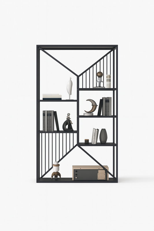 وحدة عرض - فولاذ - MDF - أسود.SG.DU.200.0065
