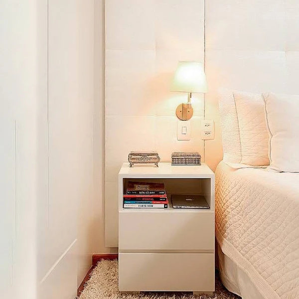 Commode -MDF- Off White - 40 x 40 cm