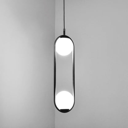 Ceiling Lamp -Steel - Black - 70x20 cm