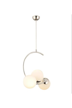 Ceiling Lamp -Steel - Silver - 70x35 cm