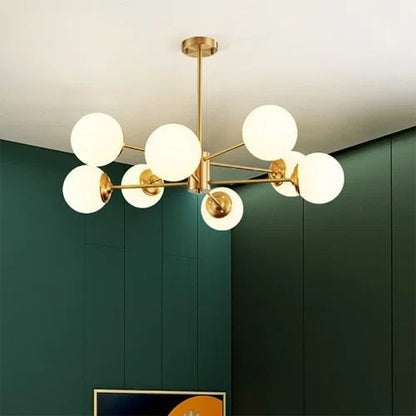 Ceiling Lamp -Steel - Gold - 45x90 cm