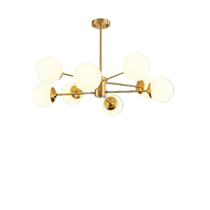 Ceiling Lamp -Steel - Gold - 45x90 cm