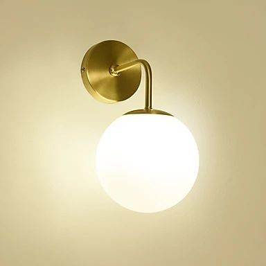 Wall Lamp -Steel - Gold- 30x15 cm