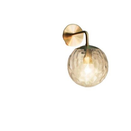 مصباح حائط - ستيل- ذهبي - 30 × 15 سم