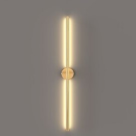 Wall Lamp -Steel - Gold- 100x11 cm