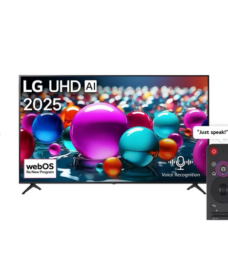 LG 75 Inch UHD AI UA85 4K Smart TV AI Magic Remote HDR10 WebOS25 75UA85506LA