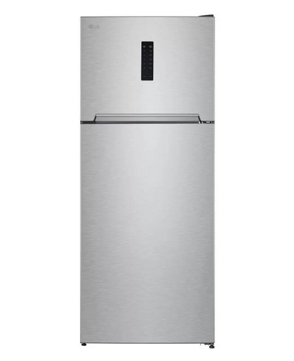 LG Refrigerator 400 Liter Top Mount Freezer Multi Air Flow Digital Touch Inox GTF402SVAN