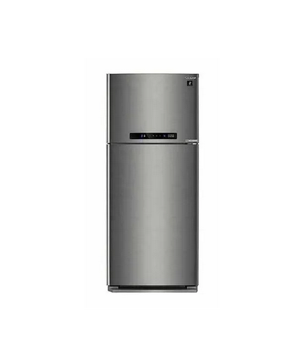 Sharp Refrigerator 396 Litre 2 door Digital With Plasma Cluster Dark Stainless SJ-PV48G-DST