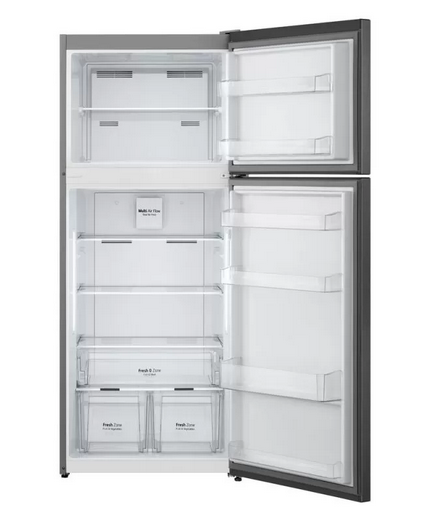 LG Refrigerator 410 Liter Top Mount Freezer Black Multi Air Flow GTF402SBAN