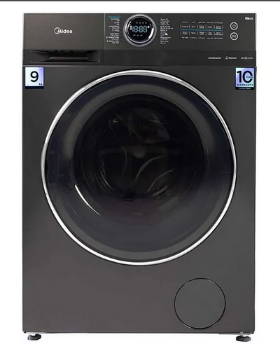Midea Inverter Washing Machine 9 Kg 1400 RPM Front Loading Gray MF200W90B-TTC