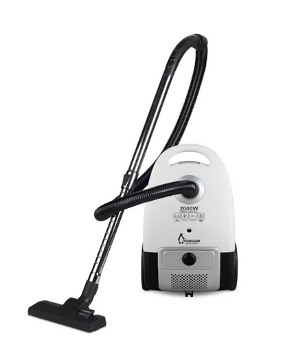 Penguin Vacuum Cleaner 2000 Watt Zero Dust Black * White PV-2000-BK-WH