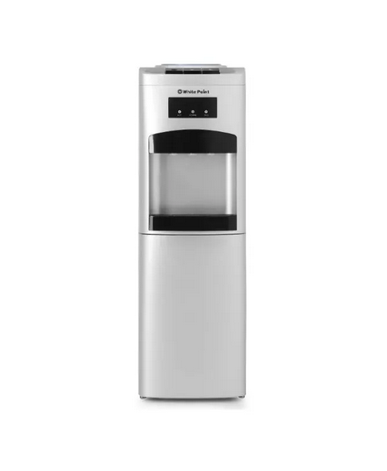 White Point Water Dispenser 3 Tabs with Cabinet Silver WPWD1316CSL