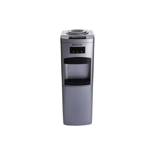 White Point Water Dispenser 3 Tabs with Mini Fridge Silver WPWD1316FS