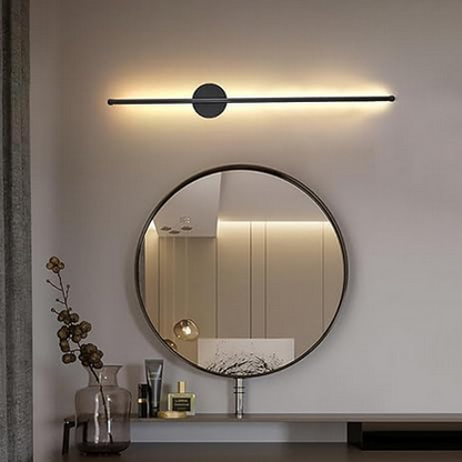 مصباح حائط - معدن - أسود - 7 × 7 × 60 سم