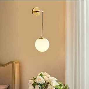 Wall Lamp - Metal - Gold - 60 x 60 x 120 cm