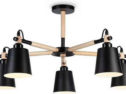 مصباح سقف - معدن - أسود وبيج - ‎ 60x60x120