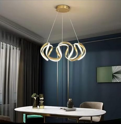 مصباح سقف - معدن - ذهبي - ‎ 60x60x120