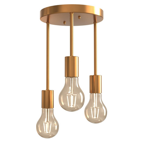 مصباح سقف - معدن - ذهبي - ‎ 60x60x120