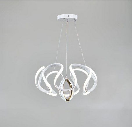 Ceiling Lamp - Metal - White -  50 x 50 x 15 cm