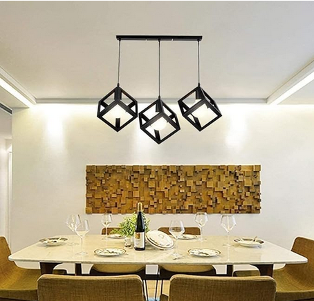 مصباح سقف - معدن - أسود - ‎ ‎40 × 50 × 40 سم