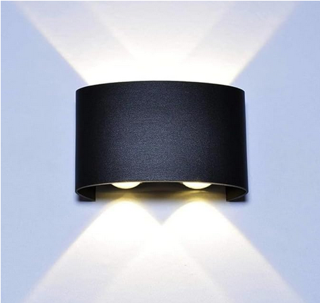 مصباح حائط - معدن - أسود - ‎‎3 × 3 × 10