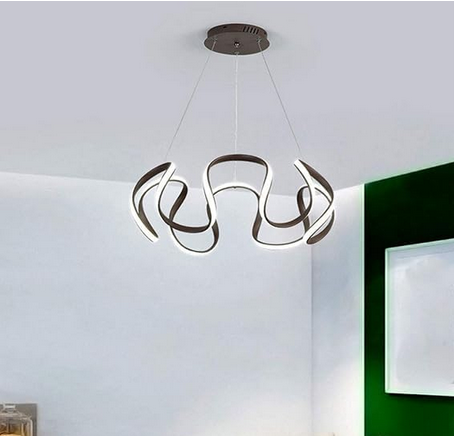 مصباح سقف - معدن - أسود - 100 × 30 × 20 سم