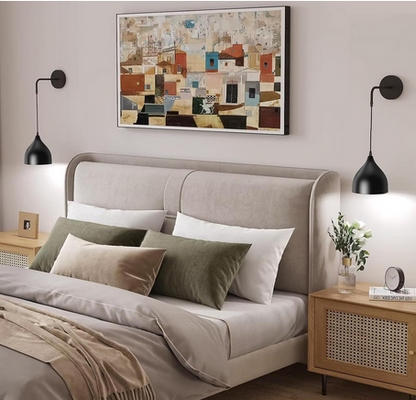 Wall Lamp - Metal - Black - 15 x 15 x 10 cm