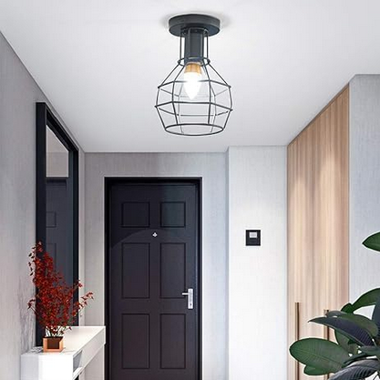 مصباح سقف - معدن - أسود - ‎60 × 60 × 120 سم