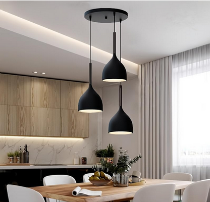 مصباح سقف - معدن - أسود - ‎60 × 60 × 120 سم