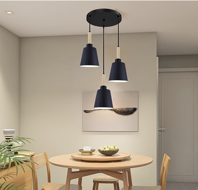 Ceiling Lamp - Metal - Black - 60 x 100 cm