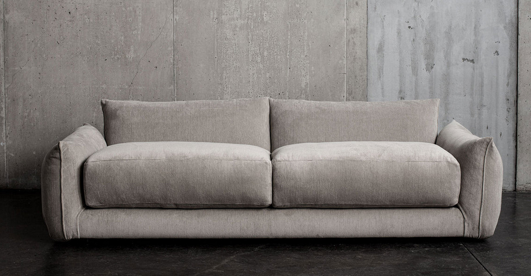 Sofa - Natural Wood - Linen - Beige- Multi Sizes