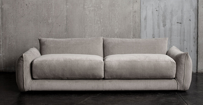 Sofa - Natural Wood - Linen - Beige- Multi Sizes
