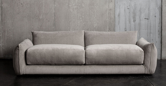 Sofa - Natural Wood - Linen - Beige- Multi Sizes