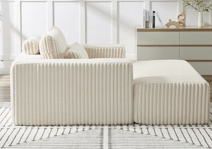 كرسي - خشب طبيعي - مخمل - متعدد الألوان - 125×90×90 سم