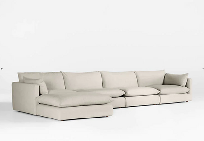 Sofa - Natural Wood - Linen - Beige - Multi Sizes