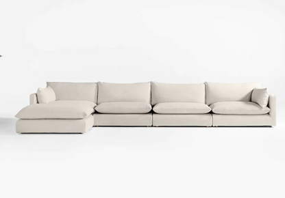 Sofa - Natural Wood - Linen - Beige - Multi Sizes