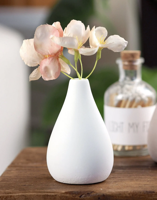 Set Of Decoration - Pottery - White